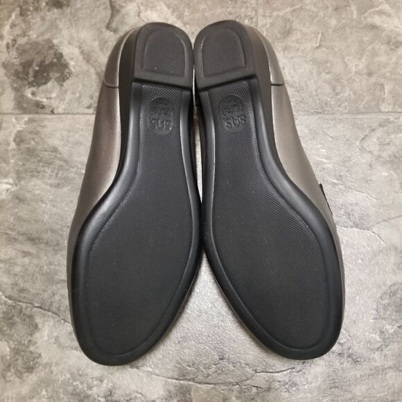 SAS Shoes Easier Slip On Loafer Pewter Silver Grandpacore Grannycore Academia - Picture 6 of 8